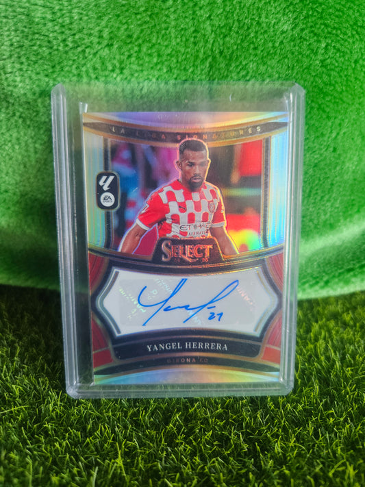 Yangel Herrera - Autógrafo original - Select LaLiga 24/25