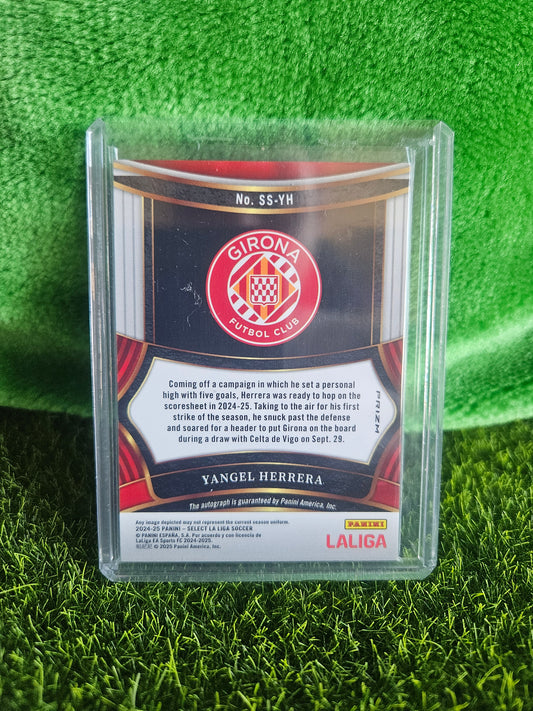 Yangel Herrera - Autógrafo original - Select LaLiga 24/25