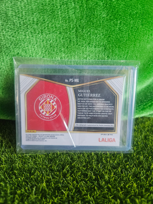 Miguel Gutiérrez - Autógrafo original - Select LaLiga 23/24