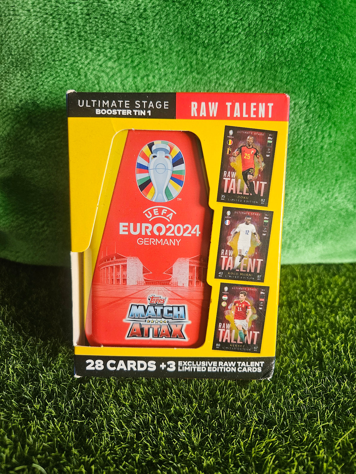 Match Attax EURO 2024 - Raw Talent - Ultimate Stage Booster Tin 1