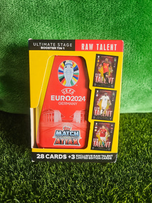 Match Attax EURO 2024 - Raw Talent - Ultimate Stage Booster Tin 1