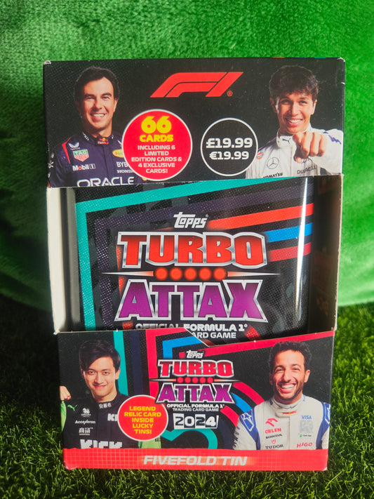 Topps F1 2024 Turbo Attax - Mega Tin - Five Fold