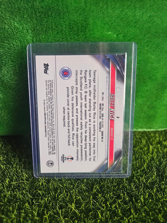 Bailey Rice (RC) /250 - Topps Chrome 2025