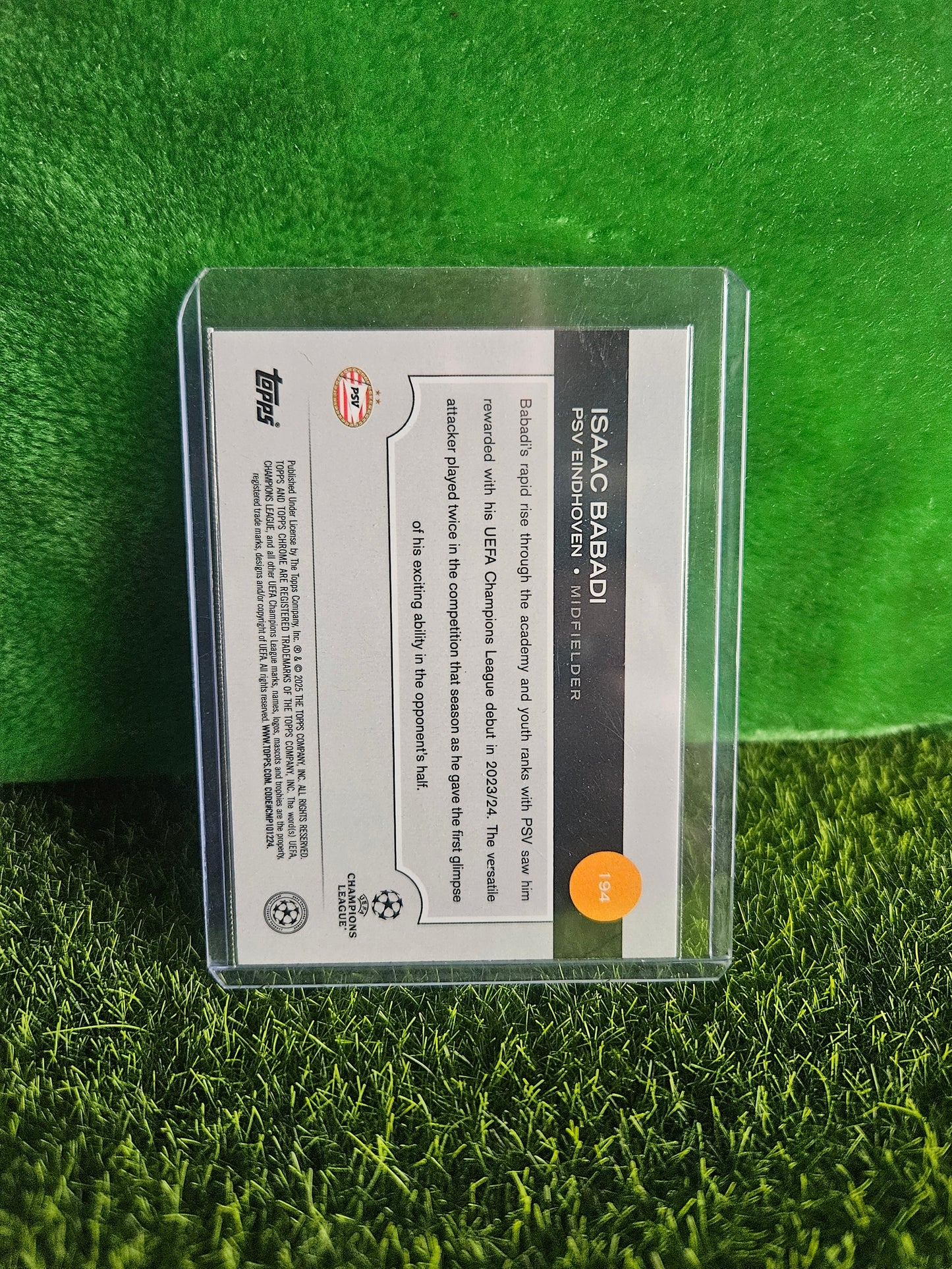 Isaac Babadi /150 - Future Stars - Topps Chrome 2025