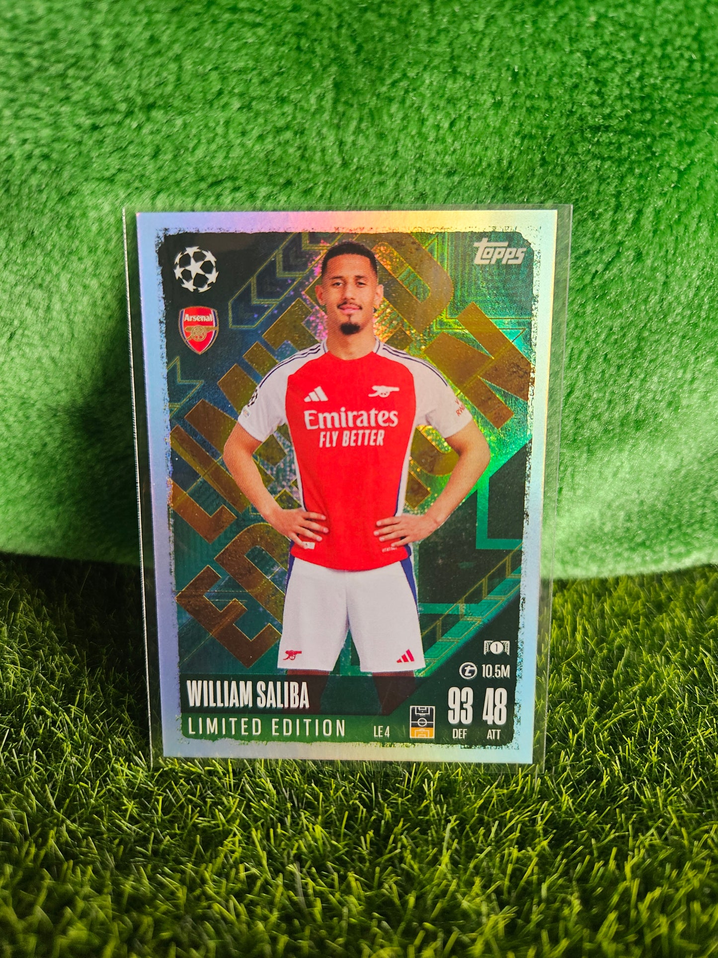 William Saliba - Limited Edition - Match Attax 24/25