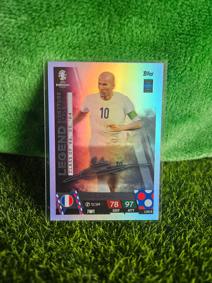 Zinedine Zidane - Legend Signature Style - Match Attax EURO 2024