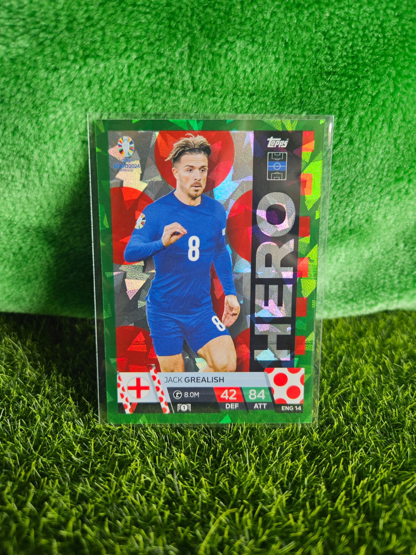 Jack Grealish - Green Hero - Match Attax EURO 2024