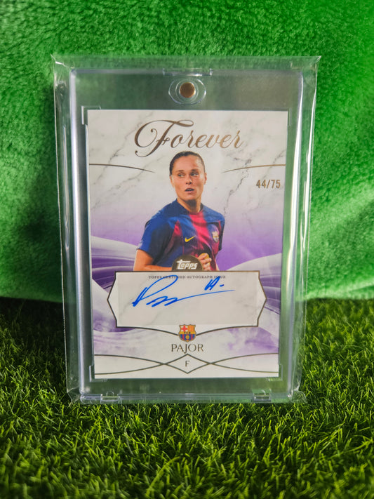 Ewa Pajor /75 - Autógrafo original - Barcelona Forever