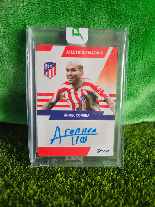 Ángel Correa /50 - Autógrafo original - Daka Atlético Madrid 2023