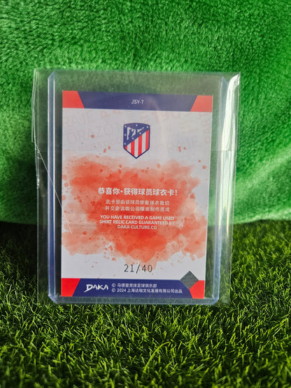 Álvaro Morata /40 - Parche - Daka Atlético Madrid 2024
