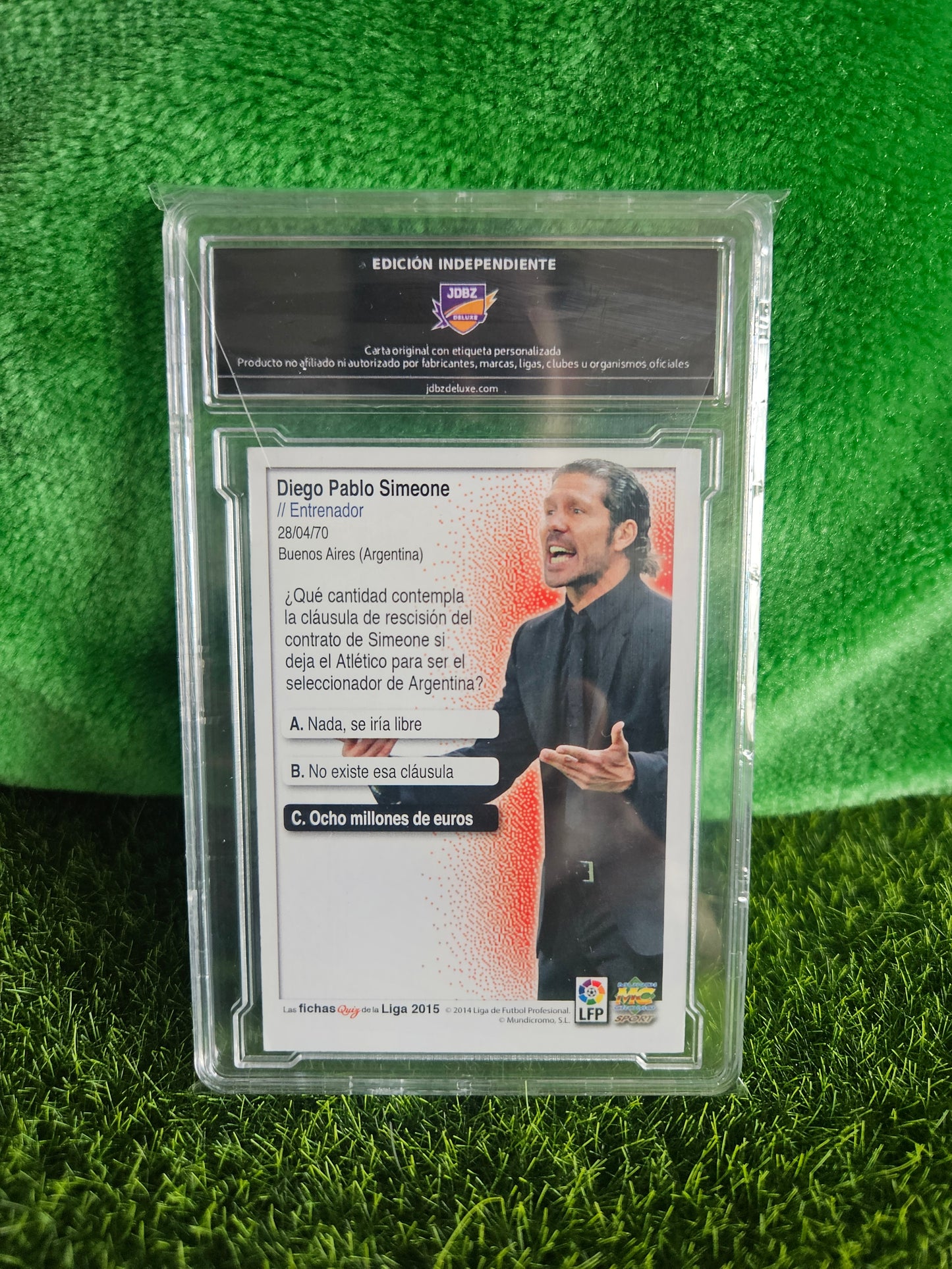 Diego Simeone - JDBZ Deluxe - Las Fichas de la Liga 2015