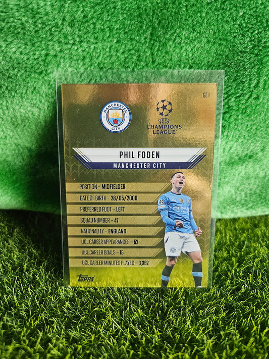 Phil Foden - Golden Edge Edition - Match Attax 24/25