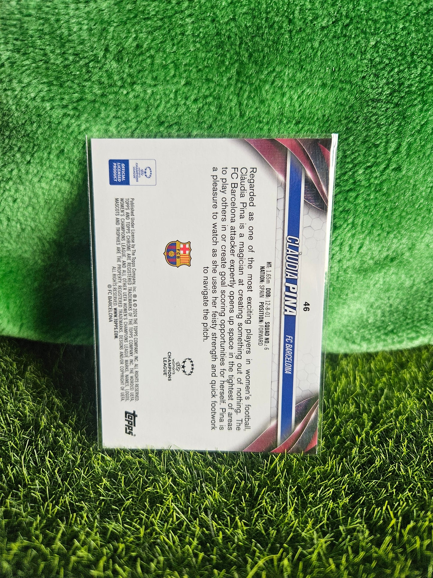 Claudia Pina - Topps Chrome 2024