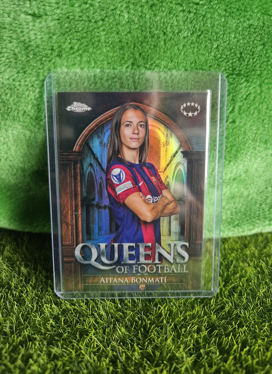 Aitana Bonmatí - Queens of football - Topps Chrome 2024