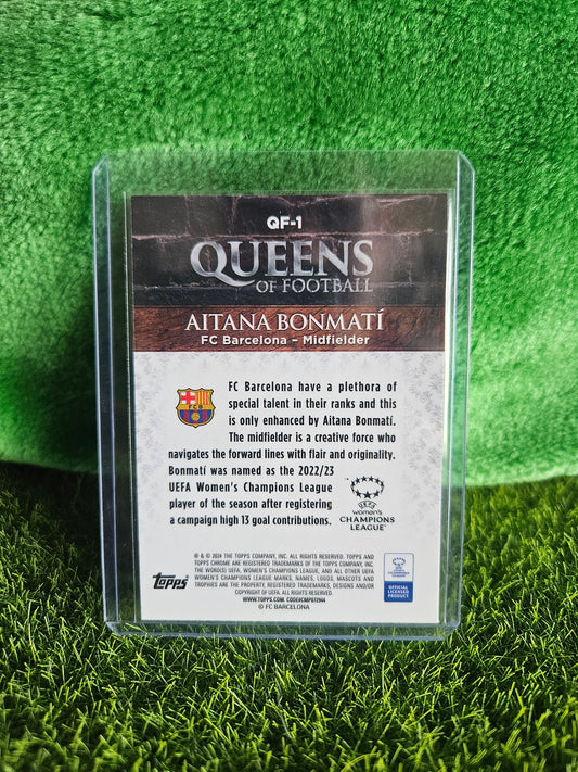 Aitana Bonmatí - Queens of football - Topps Chrome 2024