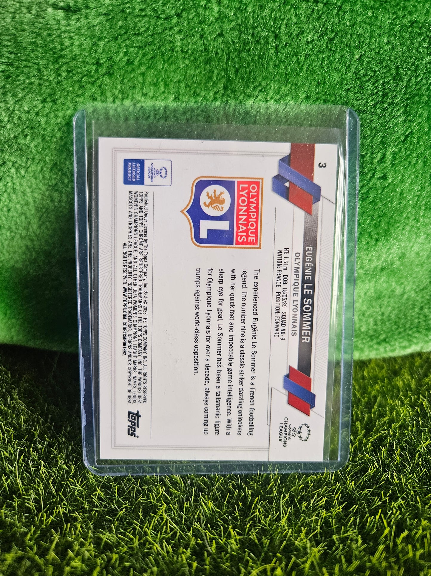 Eugénie Le Sommer /199 - Topps Chrome 2023