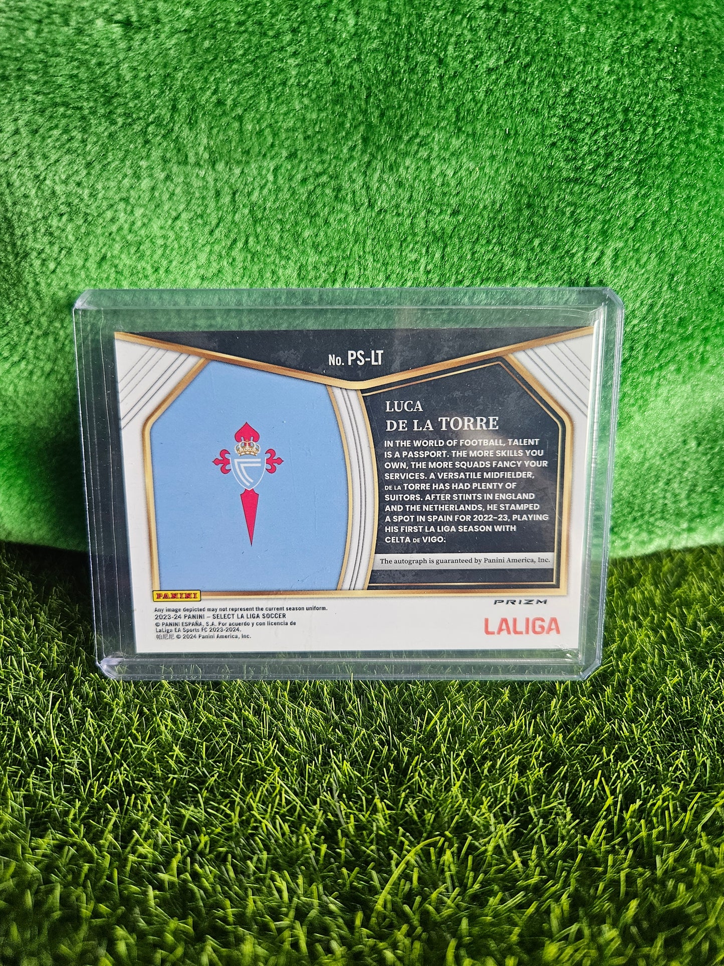 Luca de la Torre - Autógrafo original - Select LaLiga 23/24
