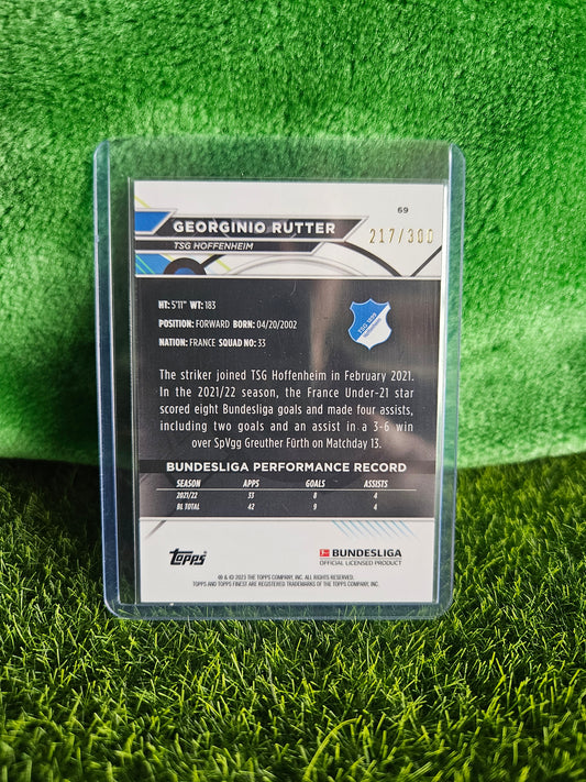 Georgino Rutter /300 - Topps Finest 2023