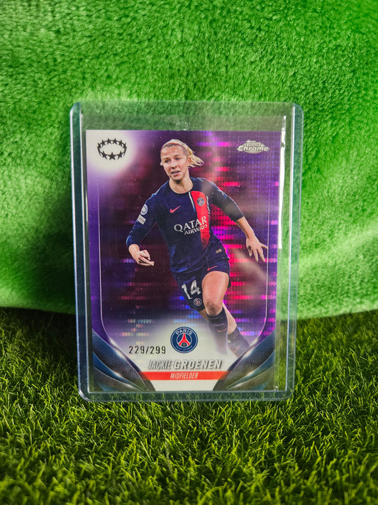 Jackie Groenen /299 - Topps Chrome 2024
