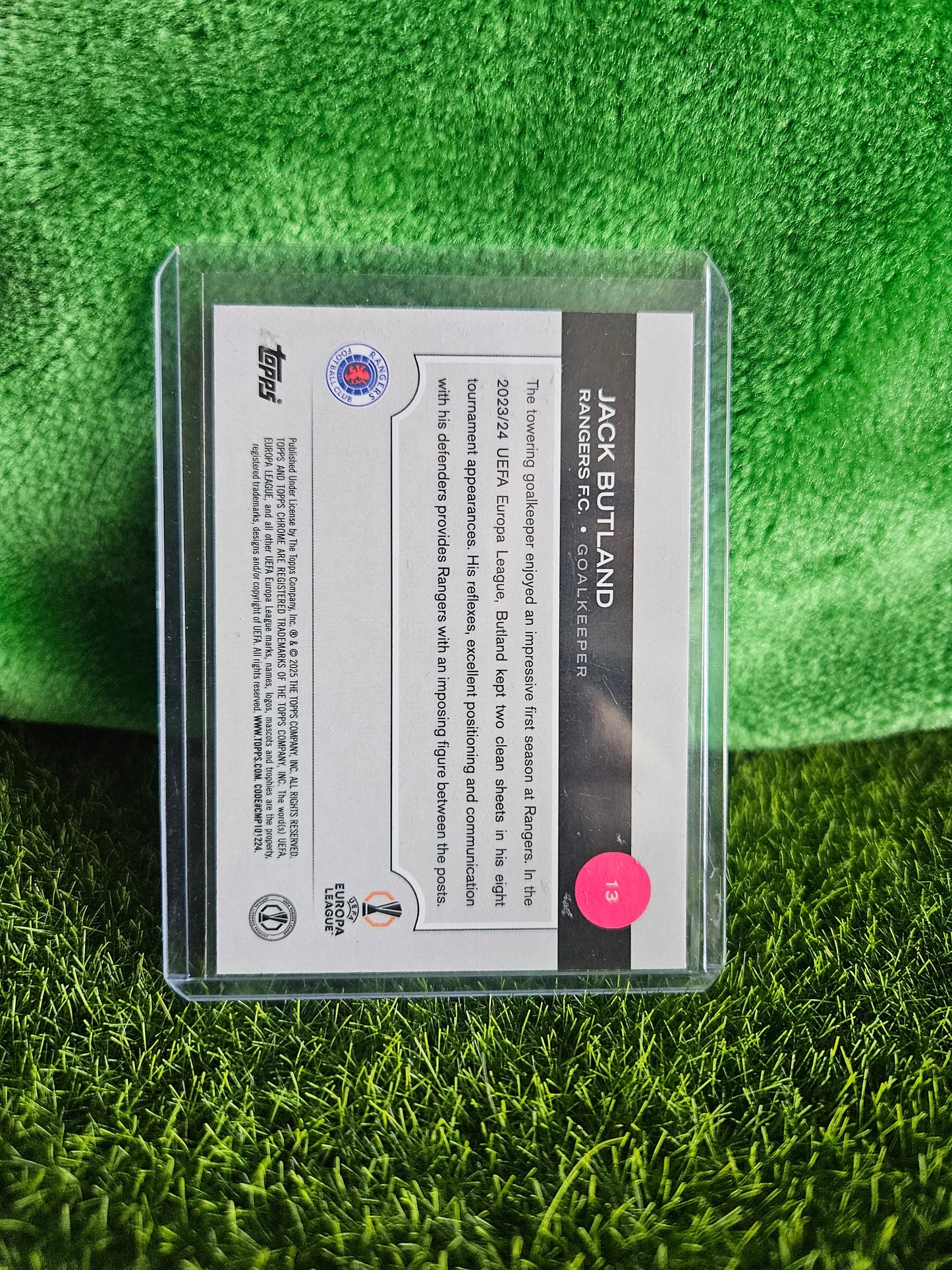 Jack Butland /250 - Topps Chrome 2025