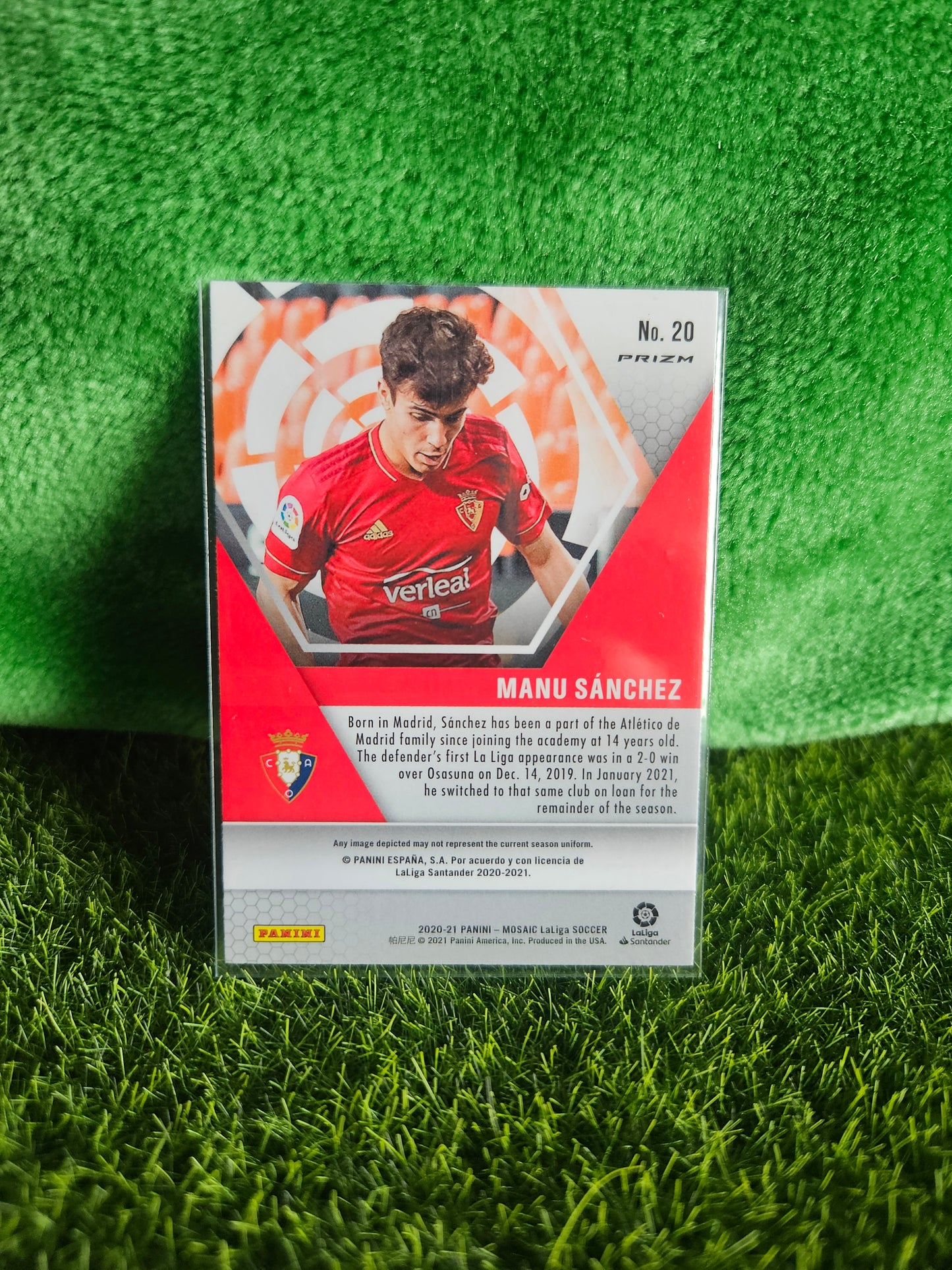 Manu Sánchez (RC) - Blue - Mosaic LaLiga 20/21