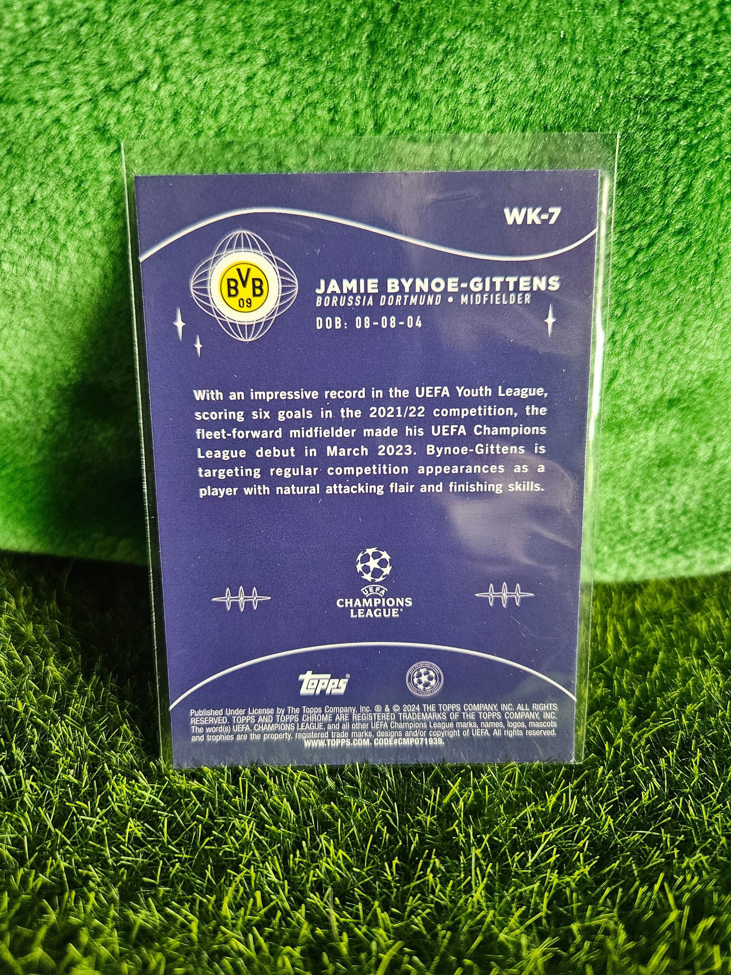 Jamie Bynoe-Gittens - Wonderkids - Topps Chrome 2024