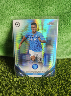 Giacomo Raspadori - Aqua - Topps Chrome 2024