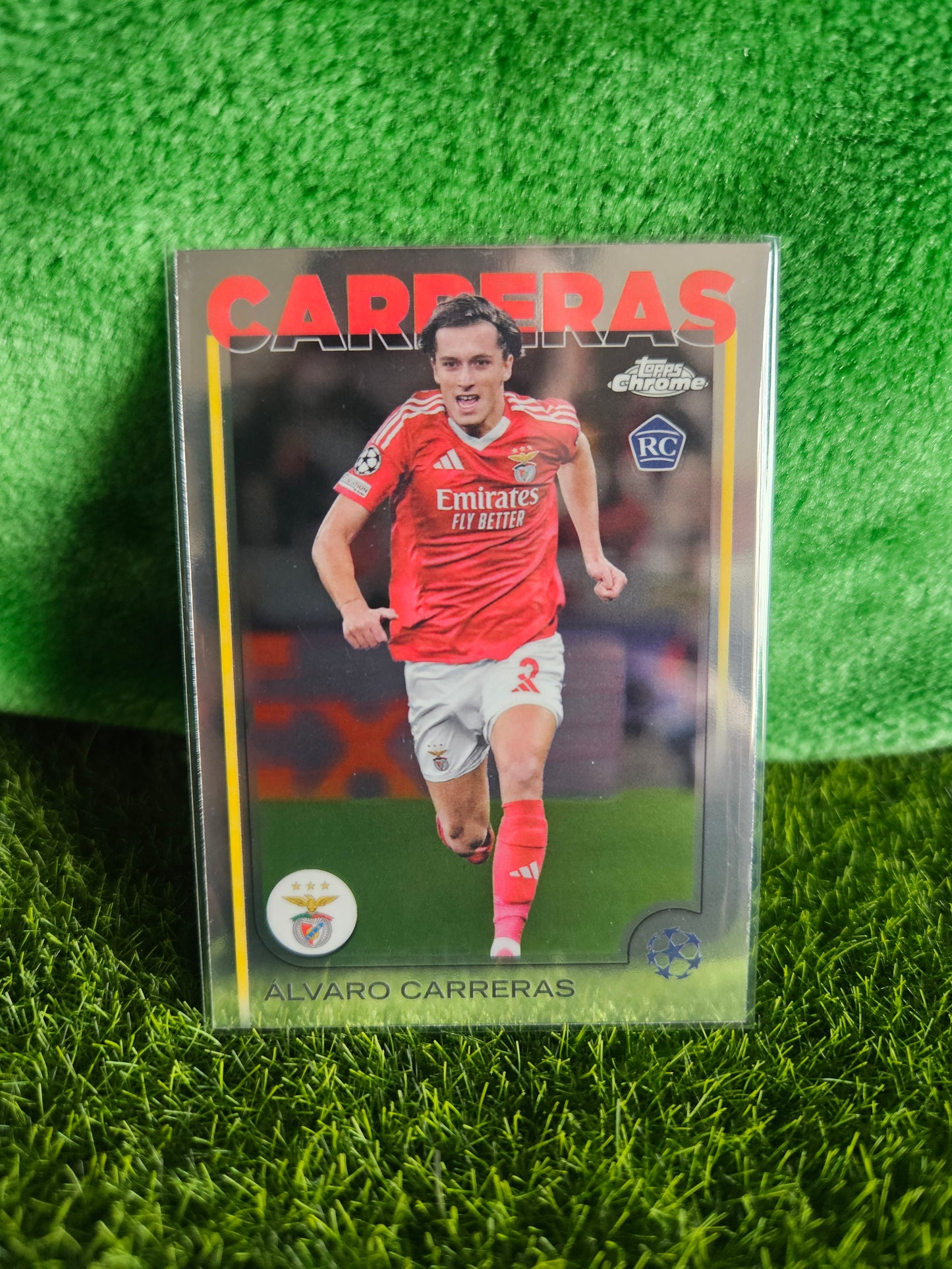 Álvaro Carreras (RC) - Topps Chrome 2025