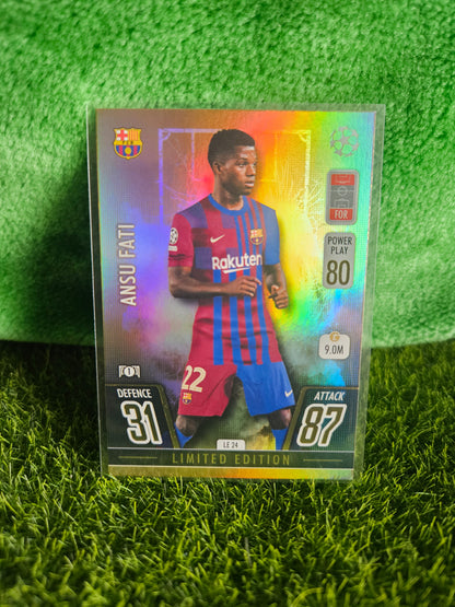 Ansu Fati - Limited Edition - Match Attax 21/22