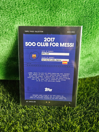 Lionel Messi - 500 club - Focus Barcelona 23/24