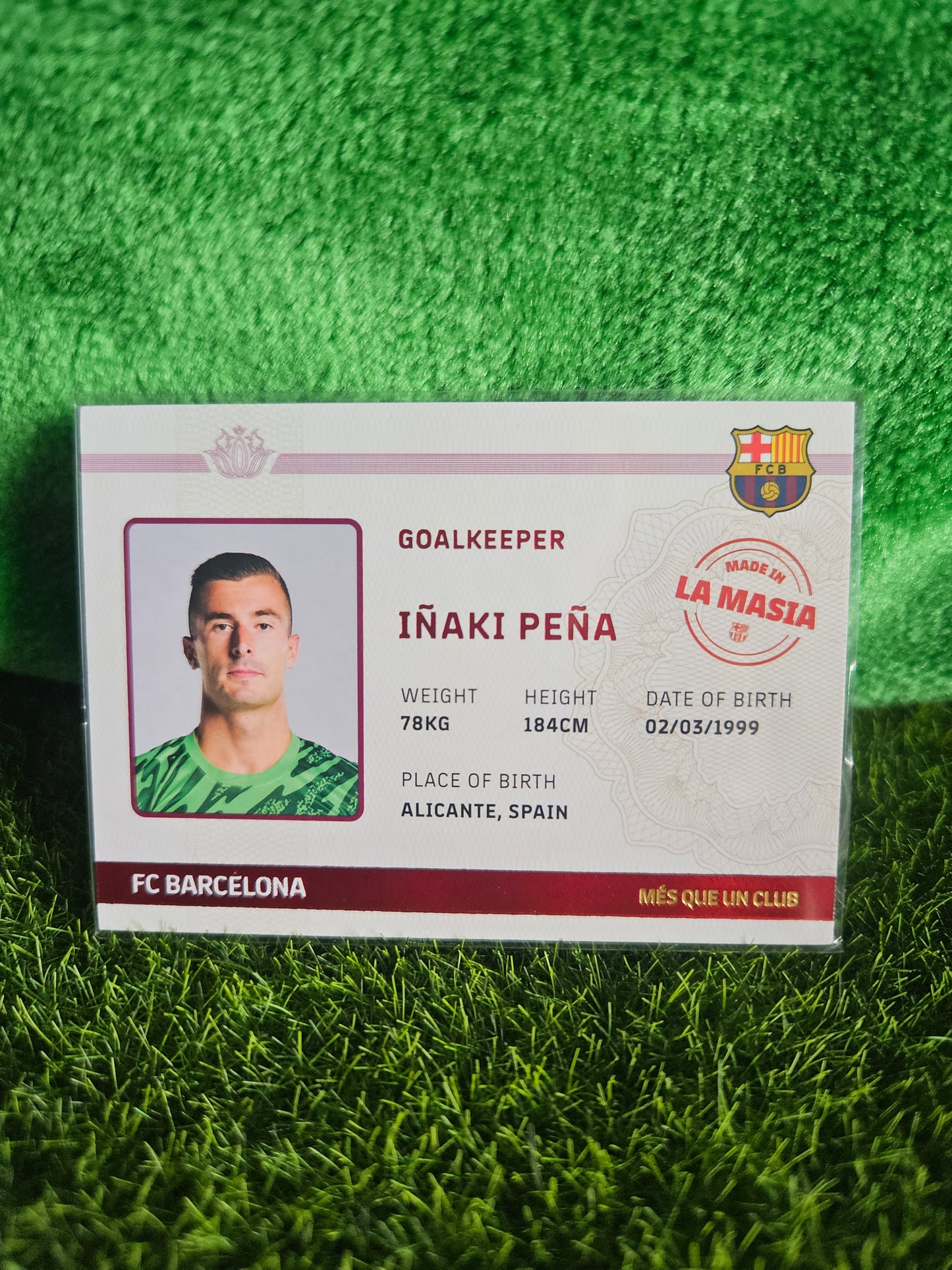 Iñaki Peña - Made in La Masía - Team Set Barcelona Refractor 24/25