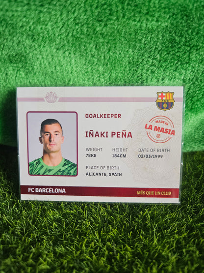 Iñaki Peña - Made in La Masía - Team Set Barcelona Refractor 24/25