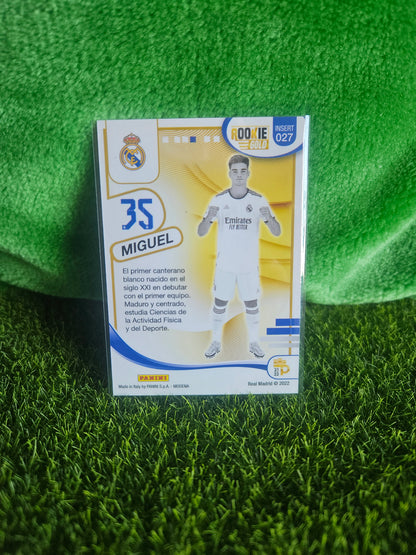 Miguel Gutiérrez - Rookie Gold - Podium Real Madrid 21/22