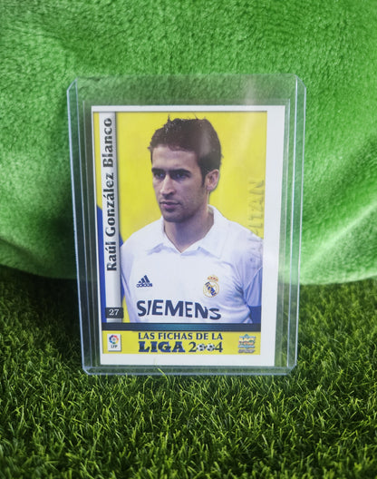 Raúl - Capitán - Las Fichas de la Liga 2004