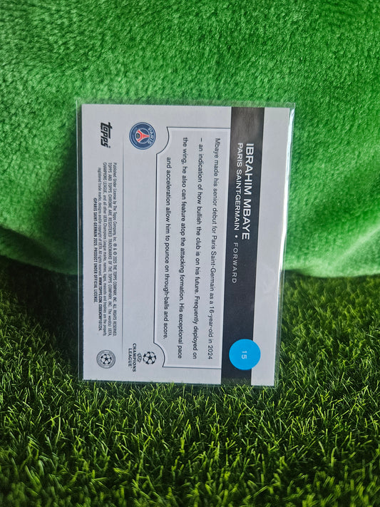 Ibrahim Mbaye (RC) - Pulsar - Topps Chrome 2025