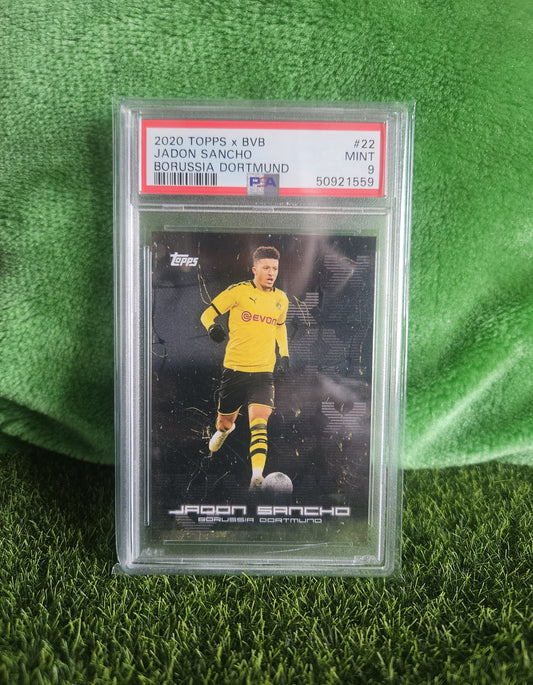 Jadon Sancho - PSA 9 - Topps Borussia Dortmund 2020