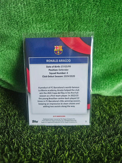 Ronald Araujo - Cracked ice - Team Set Barcelona 2024