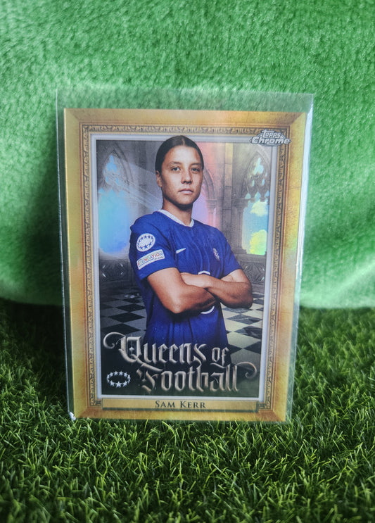 Sam Kerr - Queens of Football - Topps Chrome 2023