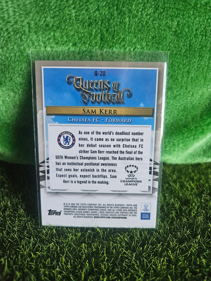 Sam Kerr - Queens of Football - Topps Chrome 2023