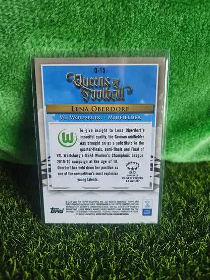 Lena Oberdorf - Queens of Football - Topps Chrome 2023