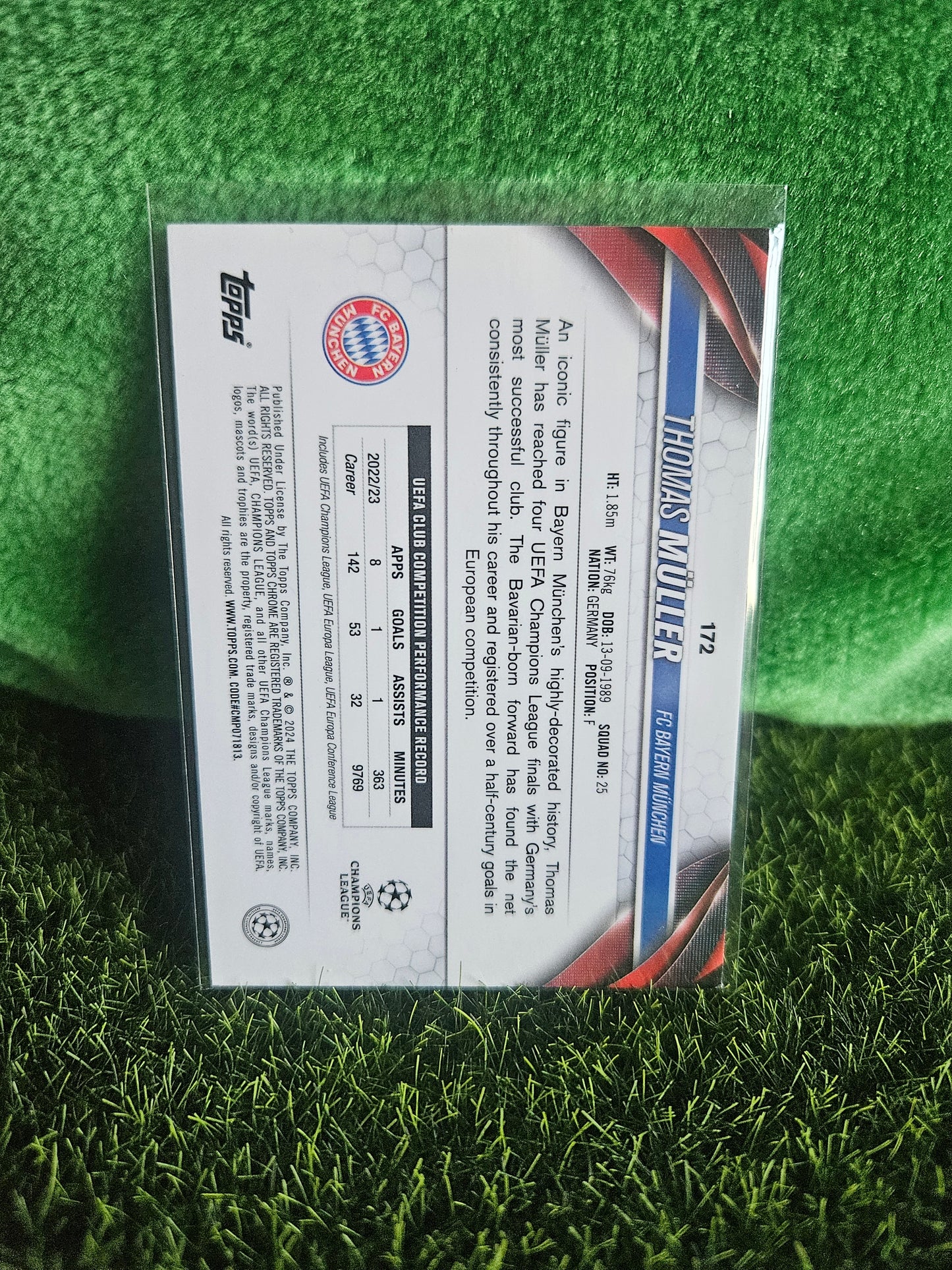 Thomas Müller - Pulsar - Topps Chrome 2024