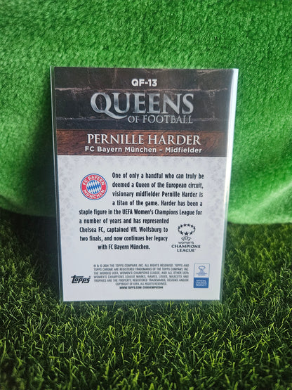 Pernille Harder - Queens of football - Topps Chrome 2024