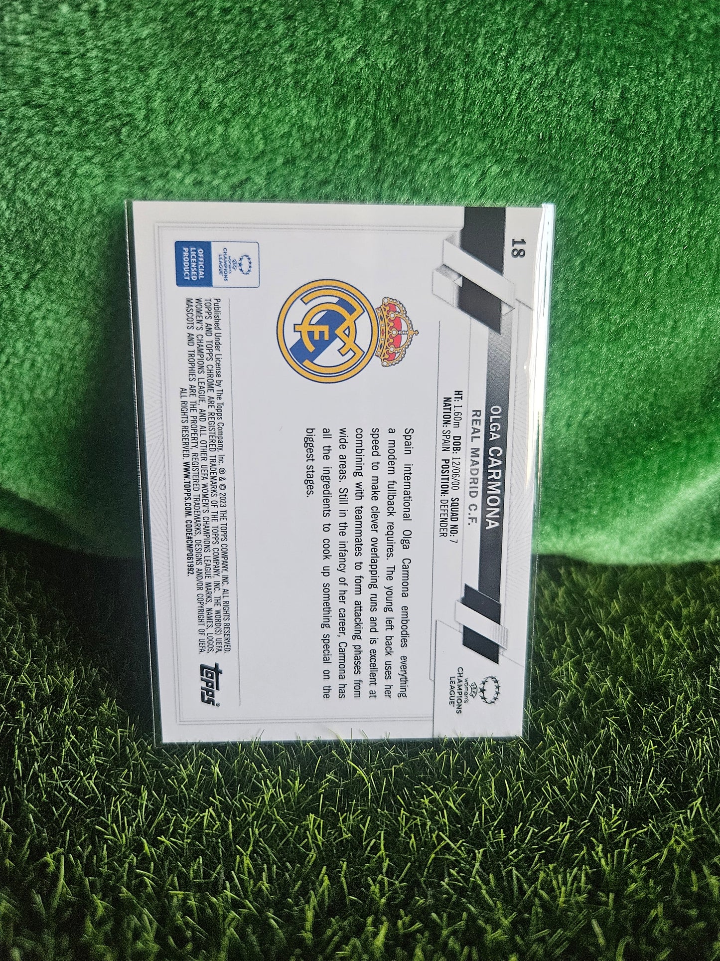 Olga Carmona - Future Stars - Topps Chrome 2023