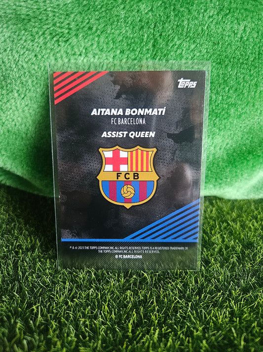 Aitana Bonmatí - Assist Queen - Topps Barcelona Champions 2023