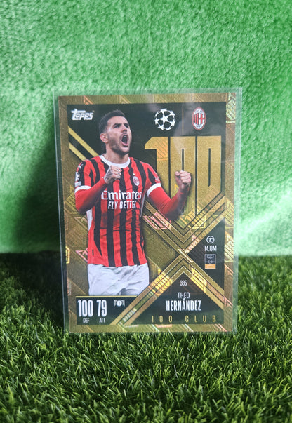 Theo Hernández - 100 Club - Match Attax 24/25