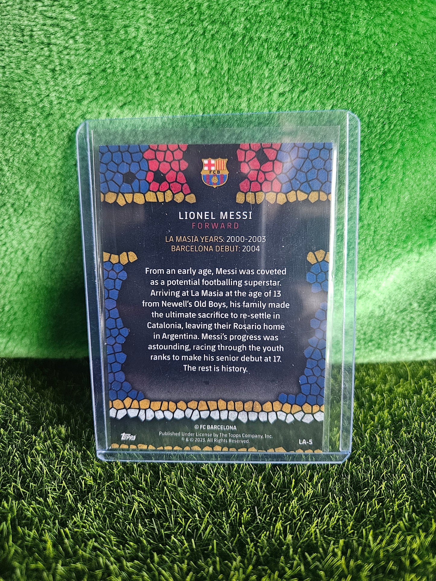 Lionel Messi - Made in La Masia - Topps Chrome Barcelona 22/23