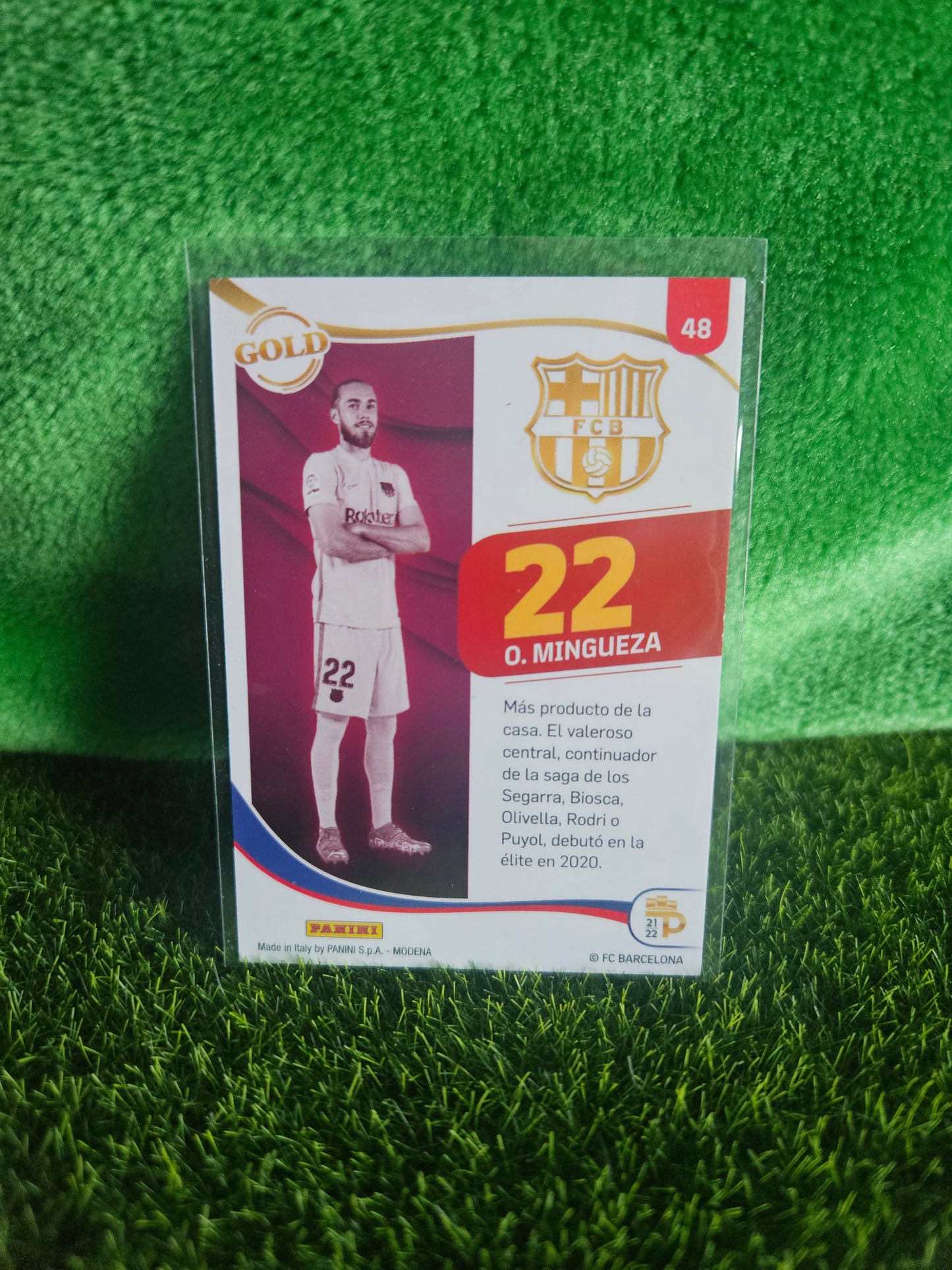 Óscar Mingueza - Gold - Podium Barcelona 21/22