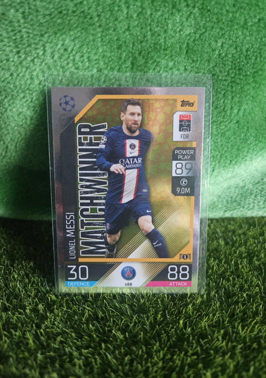 Lionel Messi - Matchwinner - Match Attax 22/23