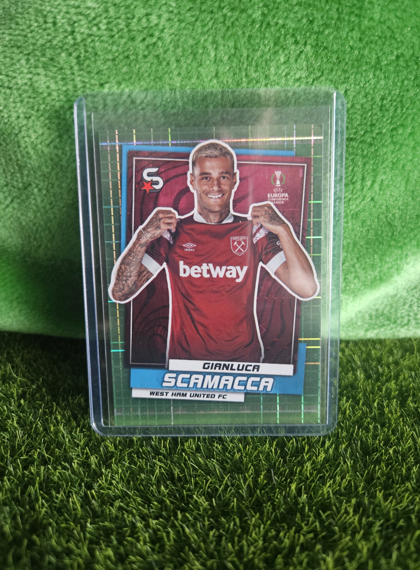 Gianluca Scamacca /199 - Super Rare - SuperStars 2023