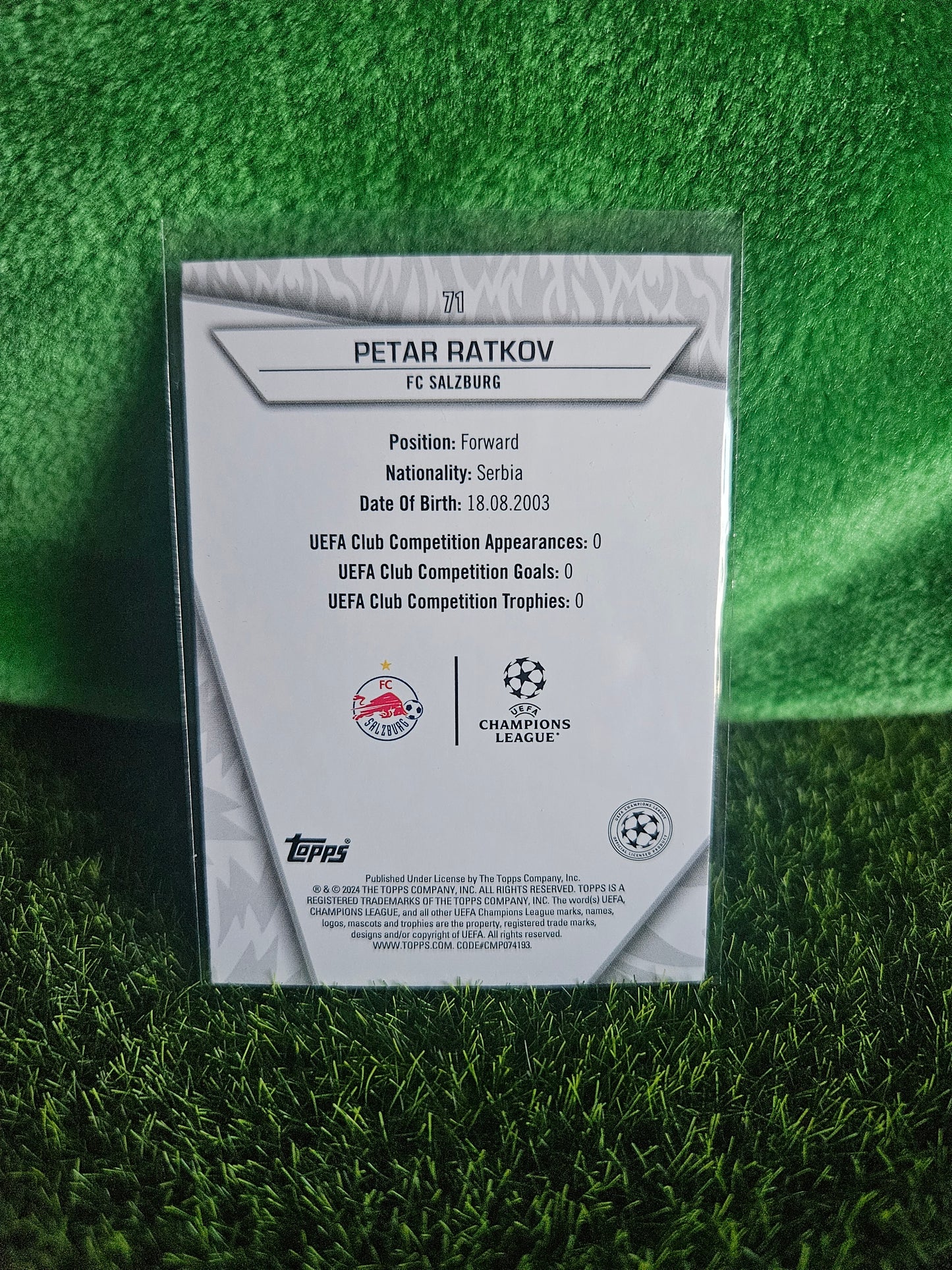 Petar Ratkov (RC) - Uncommon - SuperStars 2024